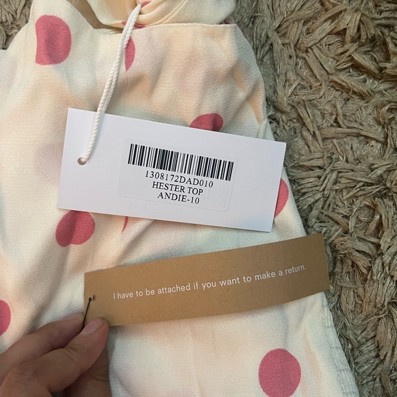 NWT Reformation Hester Top Andie-size 10 - Picture 5 of 5